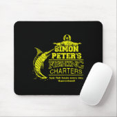 Simon Peter's Fishing Charters Funny Jesus Christ Mousepad (Mit Mouse)