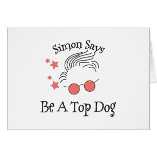 Simon sagt, ein Top-Hund zu sein