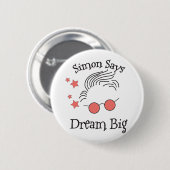 Simon Says Dream Big Button (Vorne & Hinten)