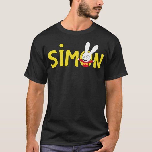 Simon Super Rabbit - Hoch T-Shirt (Vorderseite)