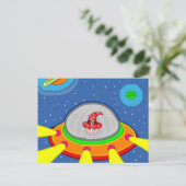 Simon und sein Raumschiff Postkarte (Stehend Vorderseite)