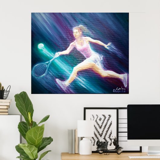 Simona Halep Poster (Heimbüro)