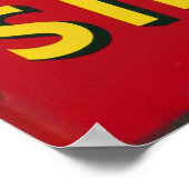 Simonds Beer, Vintages Emailschild. Poster (Ecke)