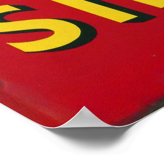 Simonds Beer, Vintages Emailschild. Poster (Ecke)