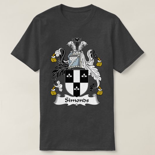 Simonds Coat of Arms Familienwappen T-Shirt (Design vorne)