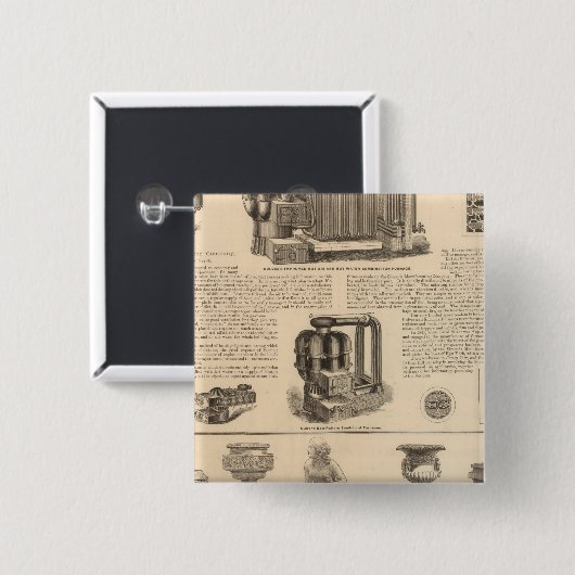 Simonds Manufacturing Company Stewart Button (Vorne & Hinten)