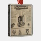 Simonds Manufacturing Company Stewart Ornament Aus Metall (Rechts)