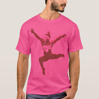 Simone Biles Gymnastik Champion Graphic T-Shirt