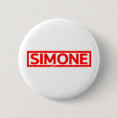 Simone Briefmarke Button (Vorderseite)