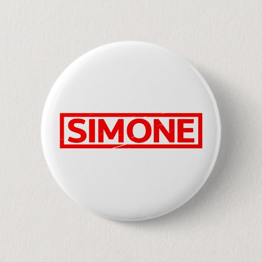 Simone Briefmarke Button (Vorderseite)