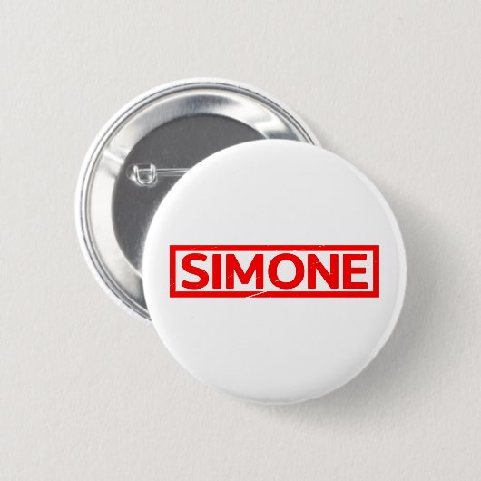 Simone Briefmarke Button (Vorne & Hinten)