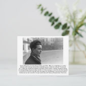 Simone de Beauvoir - Feminist Postkarte (Stehend Vorderseite)
