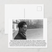 Simone de Beauvoir - Feminist Postkarte (Vorne/Hinten)