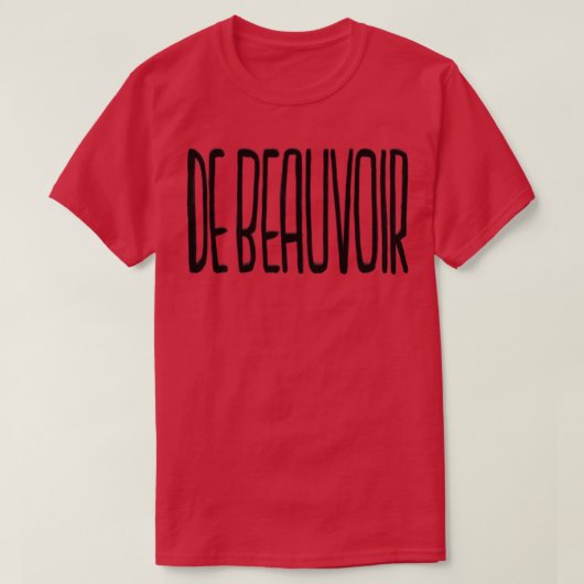 Simone de Beauvoir T-Shirt (Design vorne)