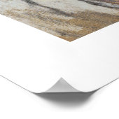 Simone in einem weißen Bonnet Poster (Ecke)