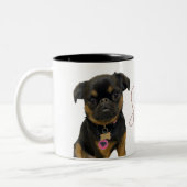 Simones Signature-Coffee-Tasse Zweifarbige Tasse (Links)