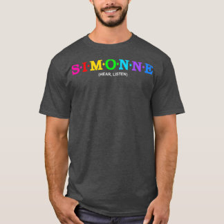 Simonne Hear hören T-Shirt