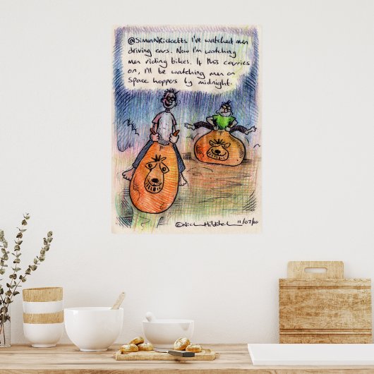 @SimonNRicketts irkafirka print Poster (Küche)