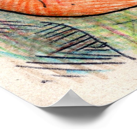 @SimonNRicketts irkafirka print Poster (Ecke)