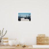 Simon's Town Harbour Pier Yachts Poster (Küche)
