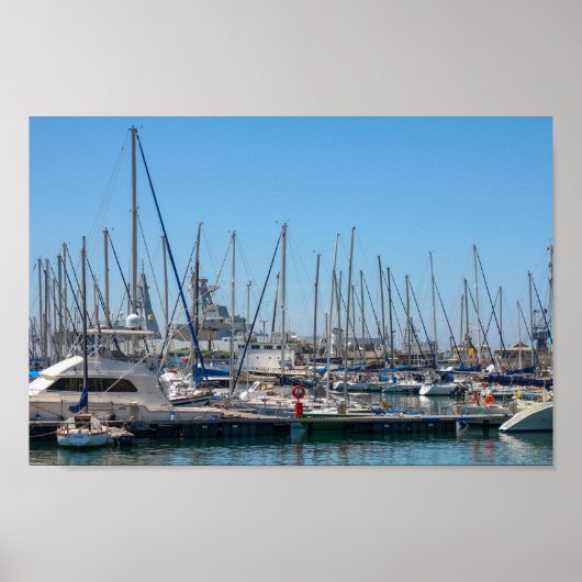 Simon's Town Marina Hafen Südafrika Poster (Vorne)