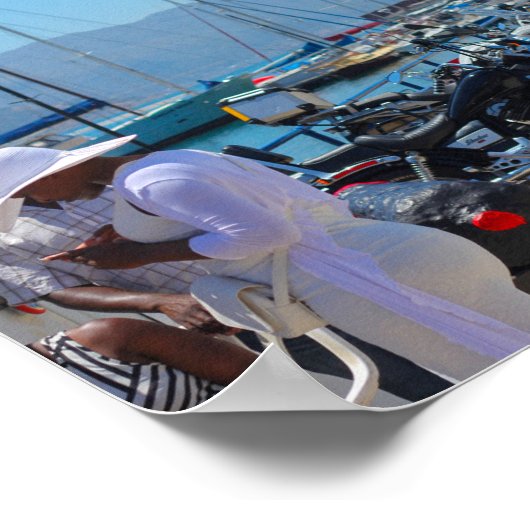 Simon's Town Marina Hafen Südafrika Poster (Ecke)