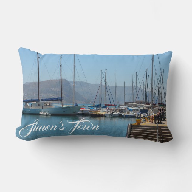Simon's Town Navy Hafen Südafrika Lendenkissen (Vorderseite)