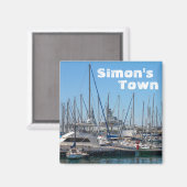 Simon's Town Navy Hafen Südafrika Magnet (Vorderseite/Rückseite)