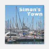 Simon's Town Navy Hafen Südafrika Magnet (Vorne)