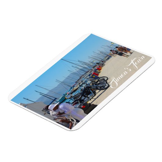 Simon's Town Navy Hafen Südafrika Magnet (Linke Seite)