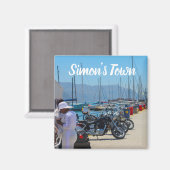 Simon's Town Navy Hafen Südafrika Magnet (Vorderseite/Rückseite)