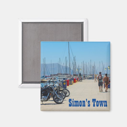 Simon's Town Navy Hafen Südafrika Magnet (Vorderseite/Rückseite)