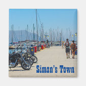 Simon's Town Navy Hafen Südafrika Magnet (Vorne)