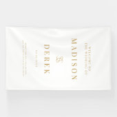 Simpel Elegant Wedding WELCOME Banner (Horizontal)