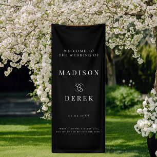Simpel Elegant Wedding WELCOME Banner