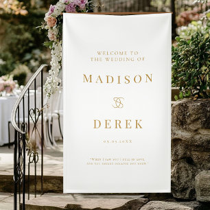 Simpel Elegant Wedding WELCOME Banner
