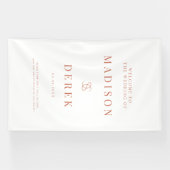 Simpel Elegant Wedding WELCOME Banner (Horizontal)