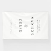 Simpel Elegant Wedding WELCOME Banner (Horizontal)