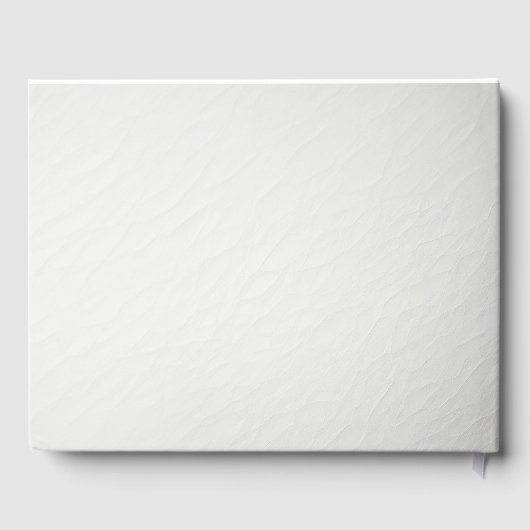 Simpel "Feier des Lebens" Script-Schriftart Gästebuch (Rückseite)