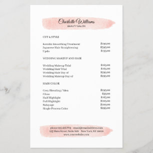 Simpel Watercolor Pink Flyer