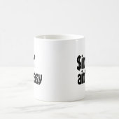 Simpin' Ain nicht einfach Kaffeetasse (Mittel)