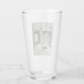 Simpkin the Cat Goes Out (von Beatrix Potter) Glas (Rückseite)