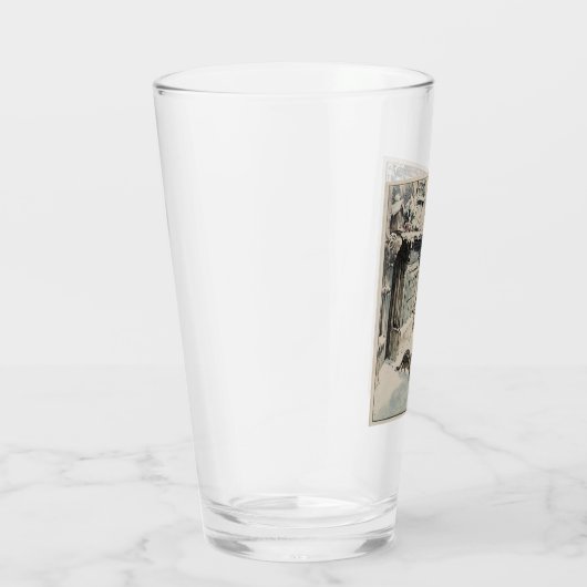 Simpkin the Cat Goes Out (von Beatrix Potter) Glas (Rechts)