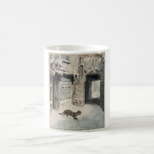Simpkin the Cat Goes Out (von Beatrix Potter) Kaffeetasse
