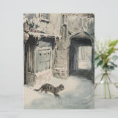 Simpkin the Cat Goes Out (von Beatrix Potter) Karte (Stehend Vorderseite)