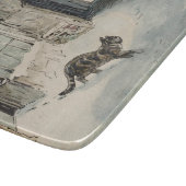 Simpkin the Cat Goes Out (von Beatrix Potter) Schneidebrett (Ecke)