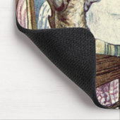 Simpkin the Cat serves Tee - Beatrix Potter Mousepad (Ecke)