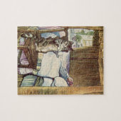 Simpkin the Cat serves Tee - Beatrix Potter Puzzle (Horizontal)