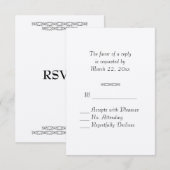 Simple1-UAWG RSVP Karte (Vorne/Hinten)