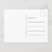 Simple 6 Insta Photo Collage Merry Christmas Postkarte (Rückseite)